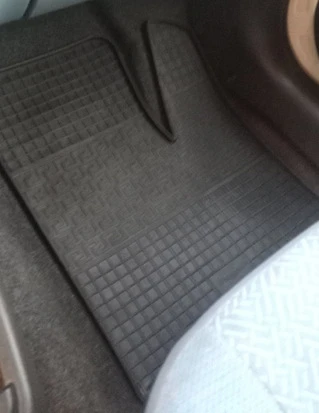 Гумові килимки (2 шт, Polytep) для Fiat Doblo I 2001-2005 рр