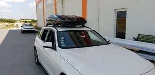 Перемички на рейлінги з ключем Wingbar V2 (2 шт) Сірий для BMW 5 серія F-10/11/07 2010-2016 рр