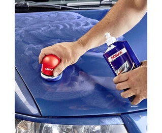 Sonax NanoPro Поліроль з воском кольоровий синій 500мл