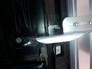 Бокові пороги Fullmond (2 шт, алюм.) З чорним листям на дверях для Ford Kuga/Escape 2013-2019 рр