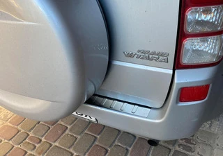 Накладка на задній бампер Carmos (нерж.) для Suzuki Grand Vitara 2005-2017 рр