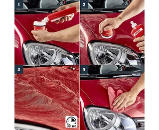 Sonax NanoPro Поліроль з воском кольоровий червоний 500мл