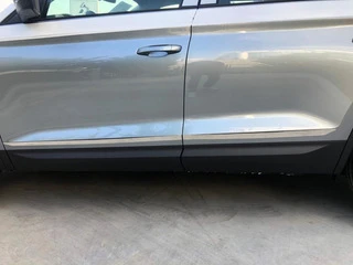 Молдинг дверний Carmos широкий (нерж) для Skoda Kodiaq 2016-2023 рр