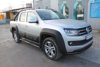 Передній вус подвійний Vegas 76/42 2010-2016 (чорний) для Volkswagen Amarok рр