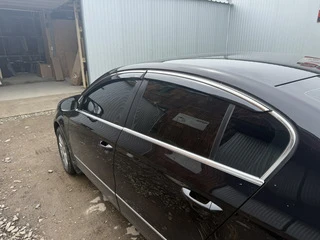 Вітровики з хром молдингом SD (EU, 4 шт, Niken) для Volkswagen Passat B7 2012-2015рр