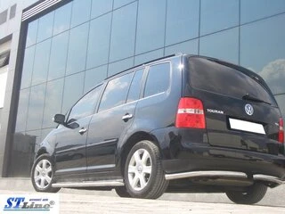 Задні куточки AK003 (2 шт., нерж) для Volkswagen Touran 2003-2010 рр