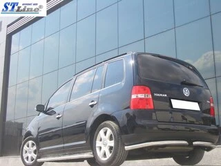 Задні куточки AK003 (2 шт., нерж) для Volkswagen Touran 2003-2010 рр