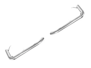 Задні одинарні куточки (2 шт., нерж) для Mitsubishi Pajero Sport 1996-2007 рр