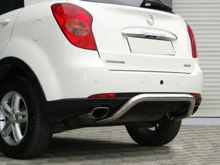 Задній кенгурятник AK006 (нерж) для SsangYong Action 2005-2018 рр