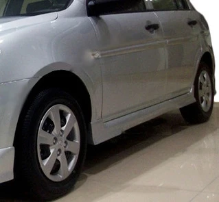 Бічні спідниці Спорт (під фарбування) для Hyundai Accent 2006-2010 рр