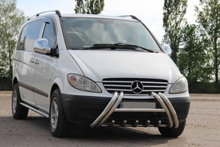 Кенгурятник WT01 (нерж.) для Mercedes Viano 2004-2014 рр