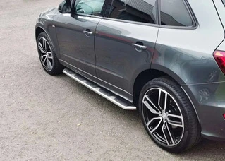 Бокові пороги OEM-V1 (2 шт., Алюміній) для Ауди Q3 2011-2019 рр