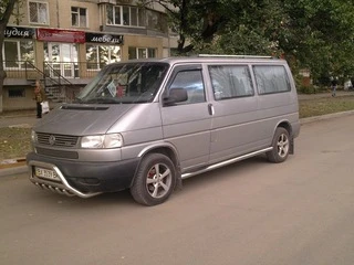Бічні труби (2 шт., нерж) 60мм, Довга база для Volkswagen T4 Transporter