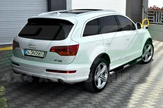 Бічні труби (2 шт., нерж.) d60 без пластикових вставок для Ауди Q7 2005-2015 рр