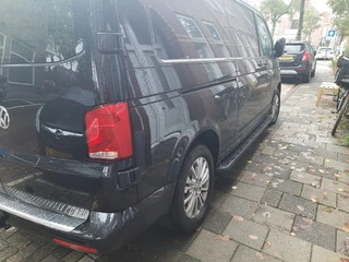 Бокові пороги Allmond Black (2 шт., алюміній) Довга база для Volkswagen T6