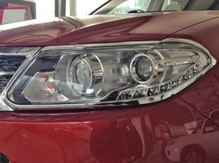 Накладки на фари Libao (2 шт, пласт) для Chery Tiggo 5