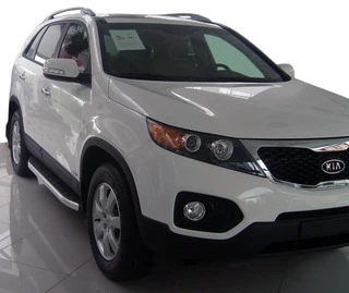 Бокові пороги Fullmond (2 шт., алюм.) 2013-2016 для Kia Sorento II XM рр