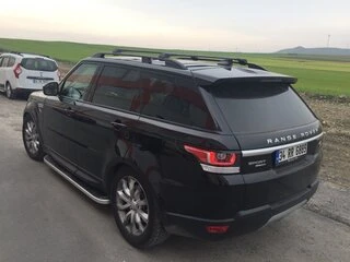 Перемички на звичайні рейлінги без ключа (2 шт) Чорний для Range Rover Sport 2014-2022 рр