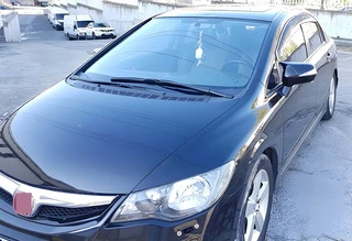 Накладки на дзеркала BMW-Style (2 шт) для Honda Civic Sedan VIII 2006-2011рр