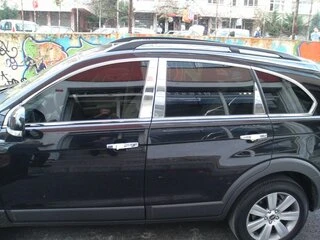 Накладки на стійки (нерж.) для Chevrolet Captiva 2006-2019 рр