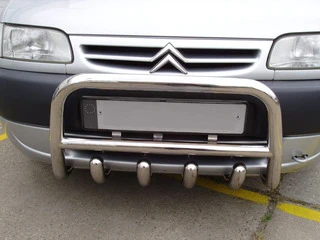 Кенгурятник QT006 (нерж.) для Citroen Berlingo 1996-2008 рр