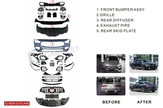 Комплект обвісів AMG CLA45 для Mercedes CLA C118 2019- рр