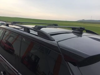 Перемички на звичайні рейлінги без ключа (2 шт) Чорний для Range Rover Sport 2014-2022 рр