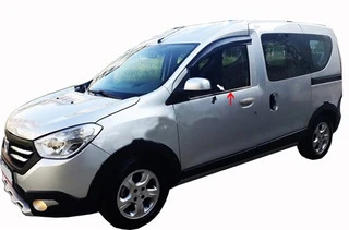 Окантовка вікон (2 шт., нерж.) Carmos - Турецька сталь для Renault Dokker 2013-2022 рр
