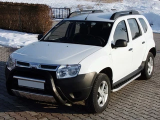 Бокові пороги BlackLine (2 шт, алюміній) для Dacia Duster 2008-2018 рр