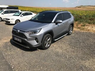 Бокові пороги Fullmond (2 шт., алюміній) для Toyota Rav 4 2019- рр