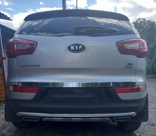 Кромка багажника (нерж.) OmsaLine - Італійська нержавійка для Kia Sportage 2010-2015 рр