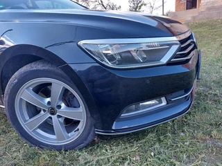 Накладка на фари і смужка (3 шт, нерж) Carmos - Турецька сталь для Volkswagen Passat B8 2015-2023 рр