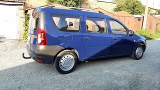 Рейлінги Хром Чавунні ніжки для Renault Logan MCV 2005-2013 рр