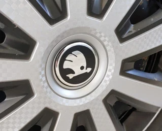 Наклейки на ковпачки 54мм (4шт) для Тюнінг Skoda