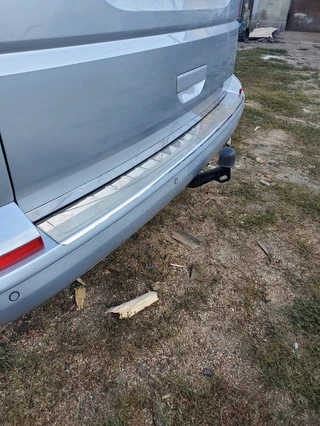 Накладка на задній бампер Omsa Глянець (1 двері, нерж) для Volkswagen T6