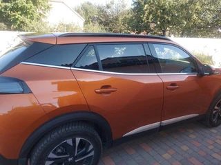 Окантовка вікон (6 шт, нерж) для Peugeot 2008 2019- рр