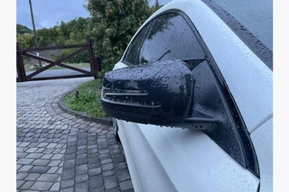 Накладки на дзеркала AMG-Look (2 шт) для Mercedes GLA X156 2014-2019 рр