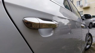 Накладки на ручки плоскі (4 шт, нерж) для Volkswagen Passat B6 2006-2012рр