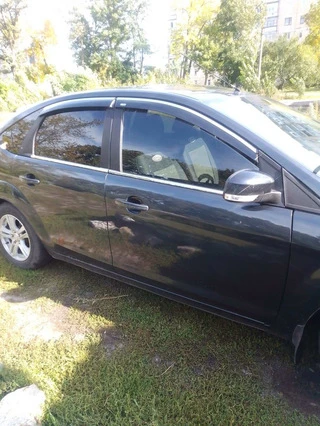 Зовнішня окантовка вікон (4 шт., нерж.) Carmos - Турецька сталь для Ford Focus II 2008-2011 рр