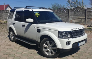Перемички на оригінальні рейлінги (2 шт) чорні для Land Rover Discovery IV