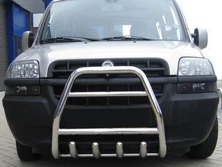 Передня дуга QT007 (нерж.) для Fiat Doblo I 2001-2005 рр