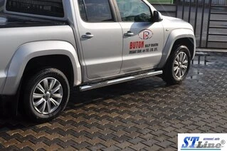 Бічні труби (2 шт., нерж) 70мм для Volkswagen Amarok 2010-2022 рр