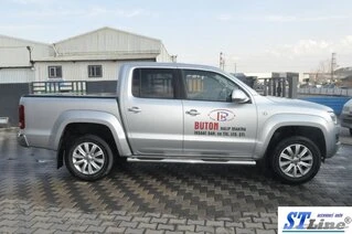 Бічні труби (2 шт., нерж) 70мм для Volkswagen Amarok 2010-2022 рр
