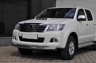 Передній захист ST008 (нерж.) для Toyota Hilux 2006-2015 рр
