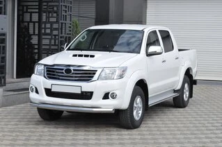 Передній захист ST008 (нерж.) для Toyota Hilux 2006-2015 рр