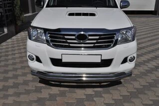 Передній захист ST017 (нерж.) для Toyota Hilux 2006-2015 рр