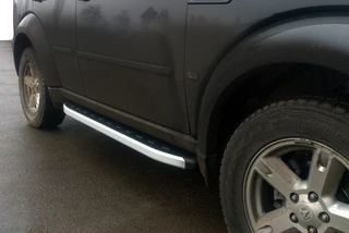 Бокові пороги Fullmond (2 шт., алюміній) для Dodge Nitro 2007- рр