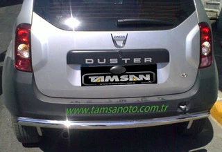 Задня дуга пряма (нерж.) для Dacia Duster 2008-2018 рр