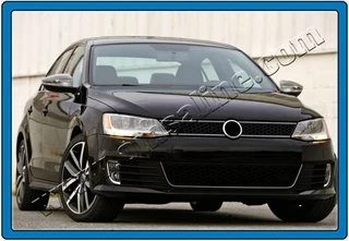 Накладки на дзеркала для EU (2 шт., нерж) OmsaLine - Італійська нержавійка для Volkswagen Jetta 2011-2018 рр