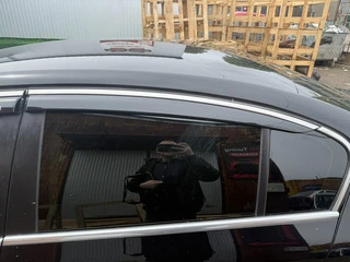 Вітровики з хром молдингом SD (EU, 4 шт, Niken) для Volkswagen Passat B7 2012-2015рр